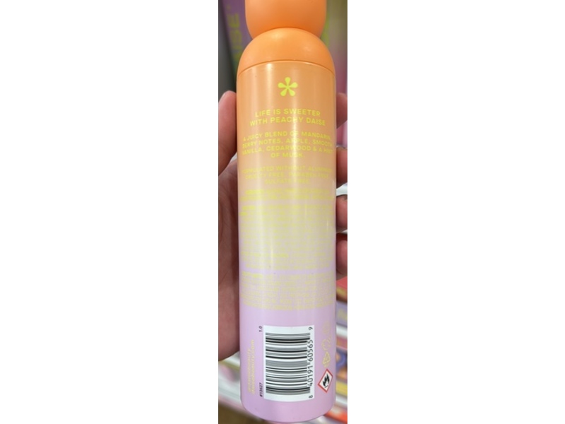 Daise Peachy All Body Spray & Deodorant, Berry + Mandarin, 3.5 oz/100 g