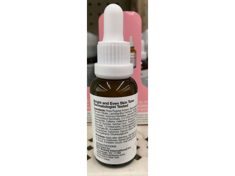 Skin Nutrition Botanical Glow Up Vitamin C + Rose Ferment Antioxidant Serum, 1 oz