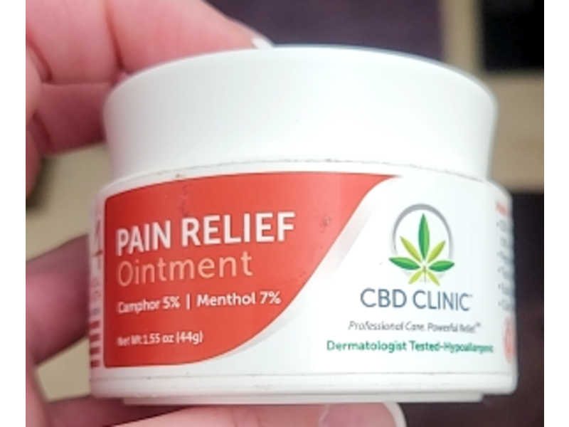 CBD Clinic Pain Relief Ointment, 1.55 oz/44 g