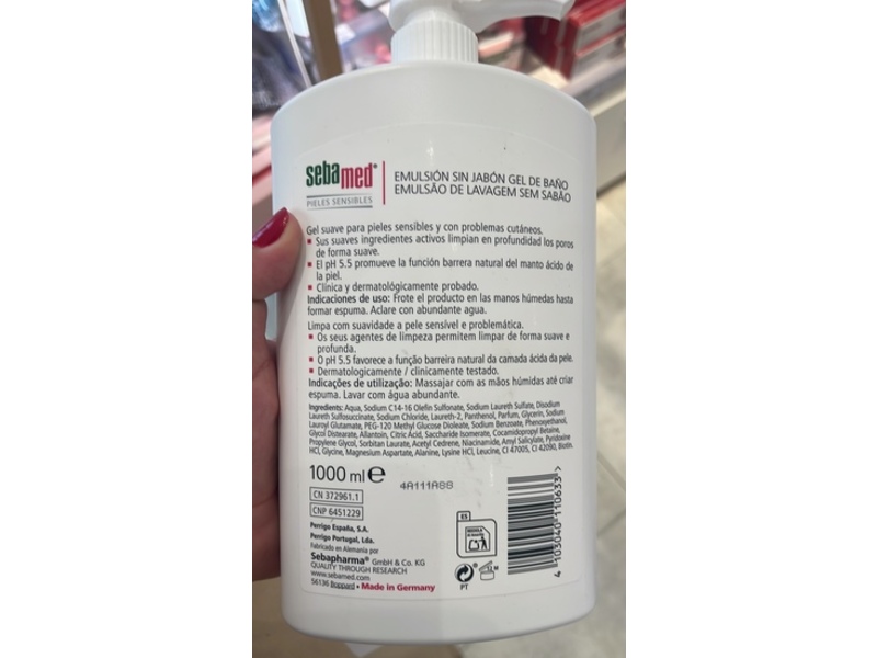 Sebamed Emulsion Shower Gel, 1000 mL