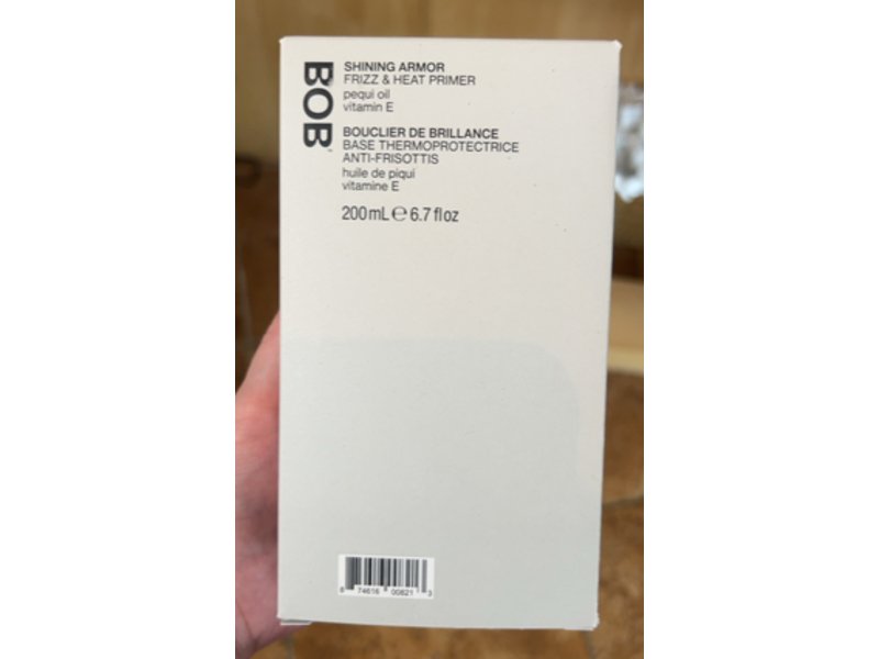 Bob Shining Armor Frizz & Heat Primer, Vitamin E, 6.7 fl oz/200 mL