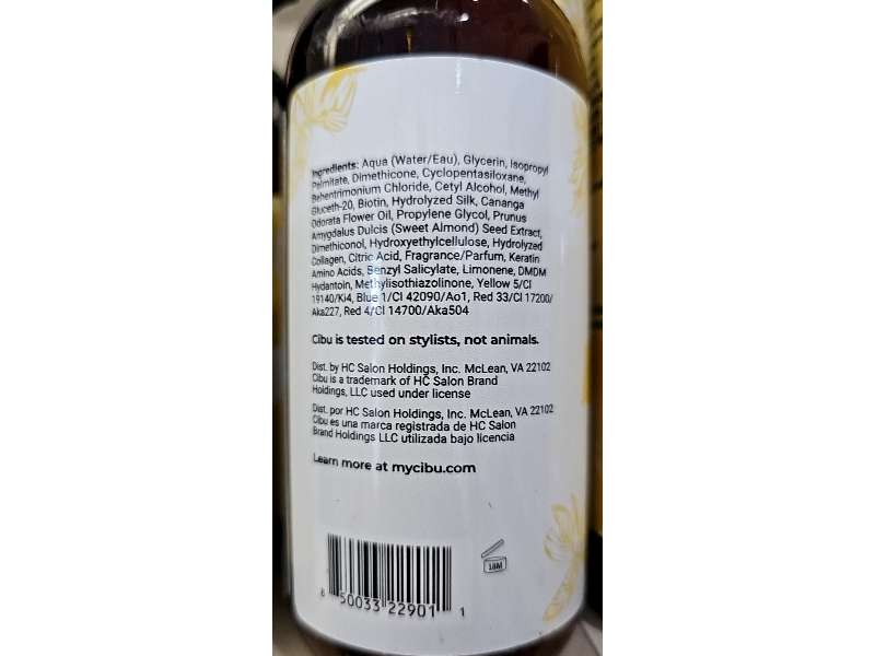 Cibu Repair + Protect Conditioner, 11.83 fl oz/350 mL