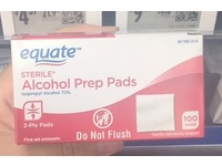 Equate Sterile Alcohol Prep Pads, 100 Count - thumbnail 2