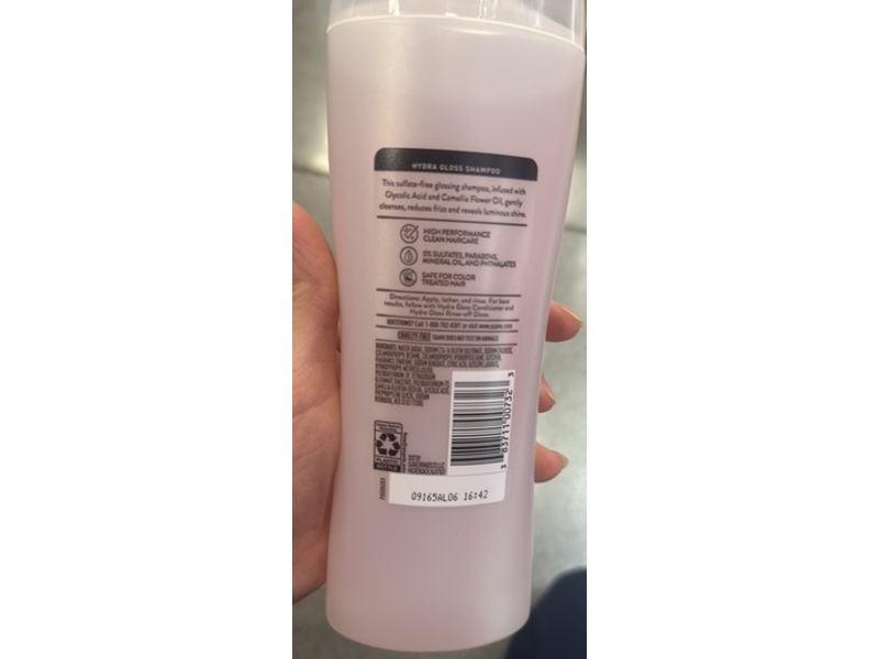 Suave Hydra Gloss Sulfate-free Shampoo, 12.6 fl oz/373 mL