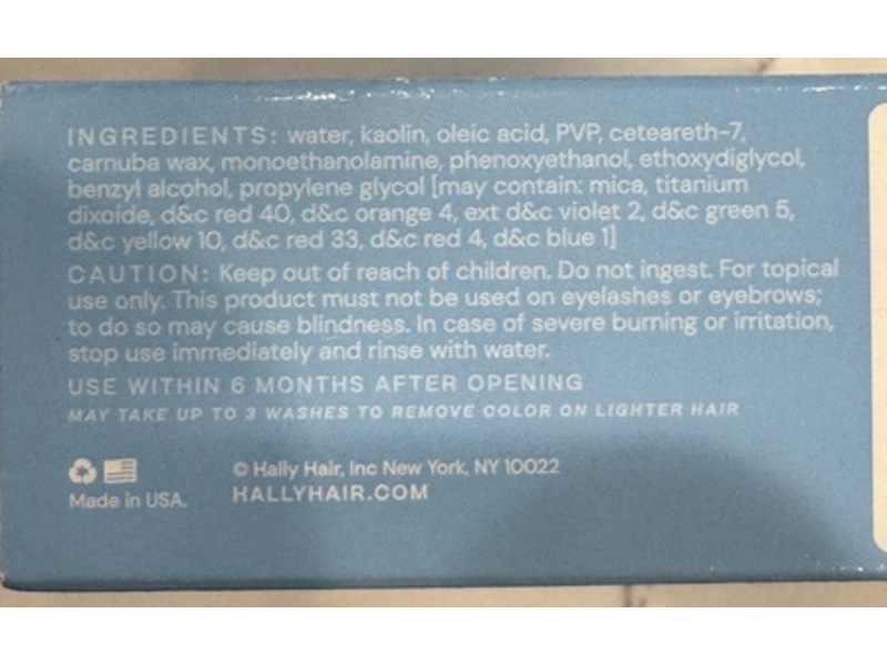 Hally Glitter Shade Stix, Sky Blue, 0.4 oz/12 mL