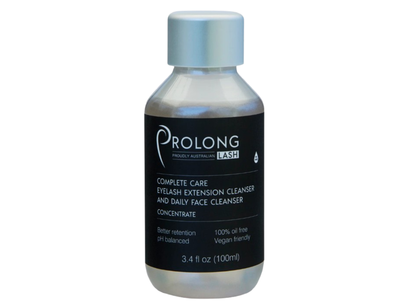 Prolong Lash Complete Care Eyelash Extension And Daily Facial Cleanser Concentrate, 3.4 fl oz/100 mL