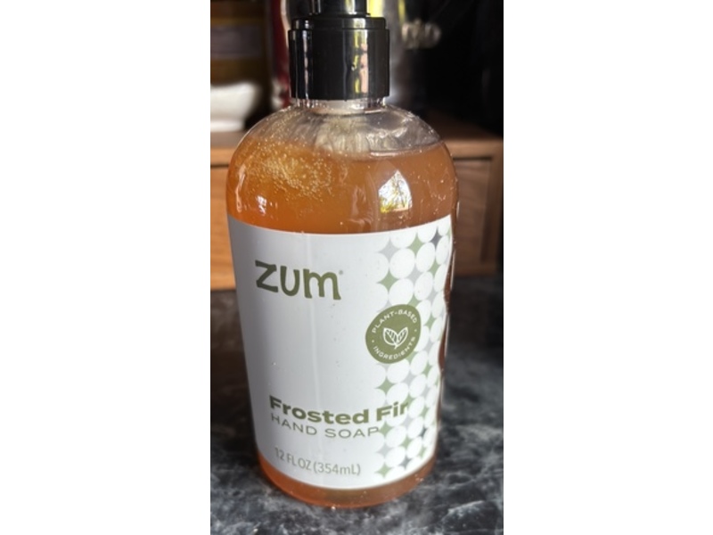 Zum Hand Soap, Froasted Fir, 12 fl oz/354 mL