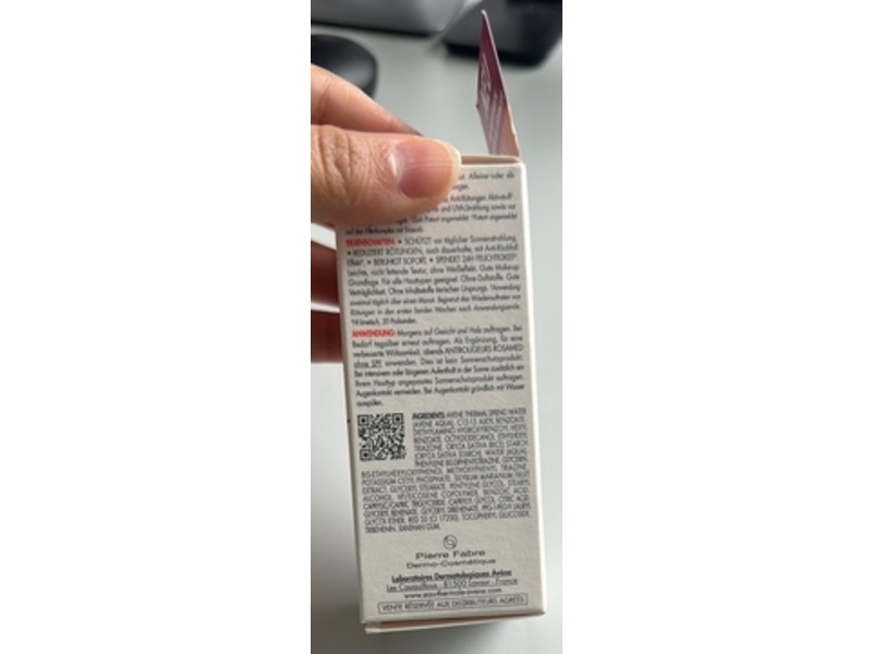 Avene Protective Moisturizing Concentrate, SPF 50+, 30mL