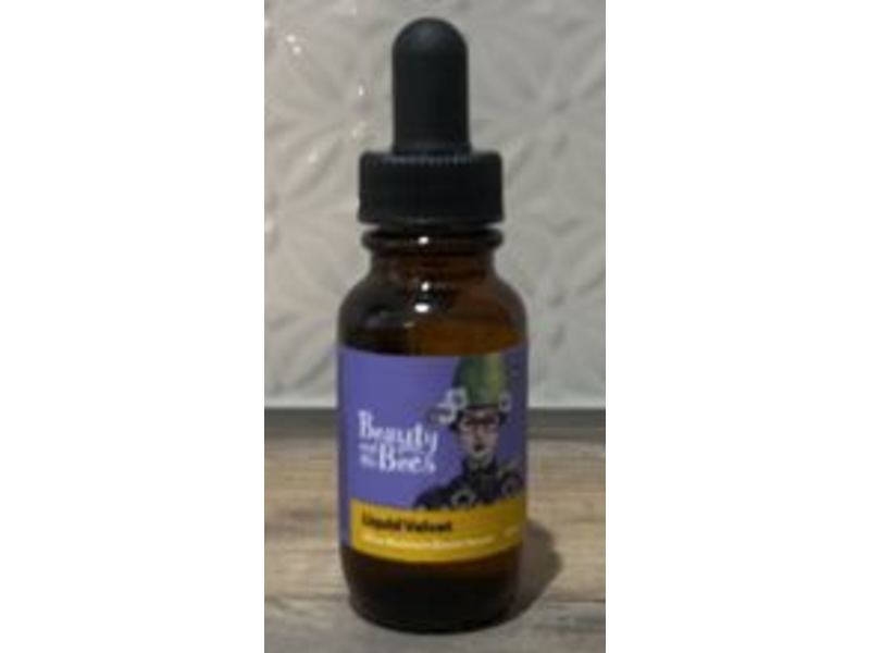 Beauty & The Bees Liquid Velvet Moisture Boost Serum, Olive, 15 mL