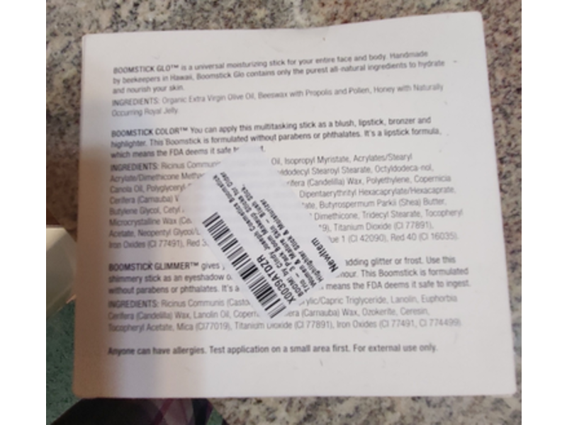 Boom! By Cindy Joseph Moisturizing Stick Trio, Berry, 0.25 oz/7 g