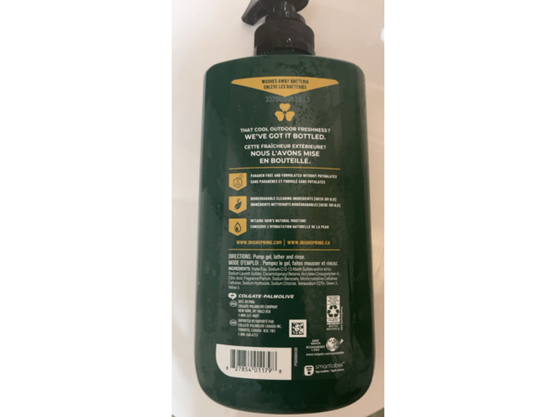 Irish Spring Active Scrub Moisturizing Face & Body Wash, 30 fl oz/887 mL