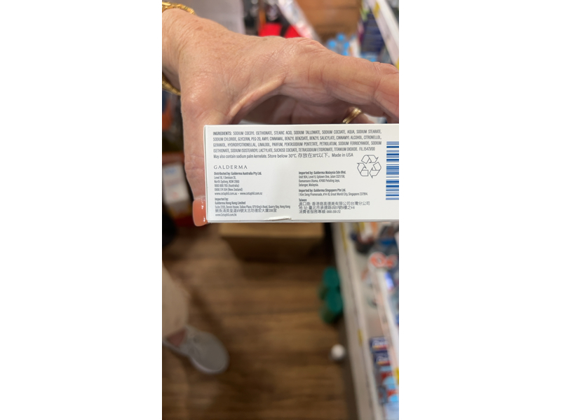 Cetaphil Barra Dermolimpiadora Sabonete de Limpeza Suave, 4.5 oz/125 g