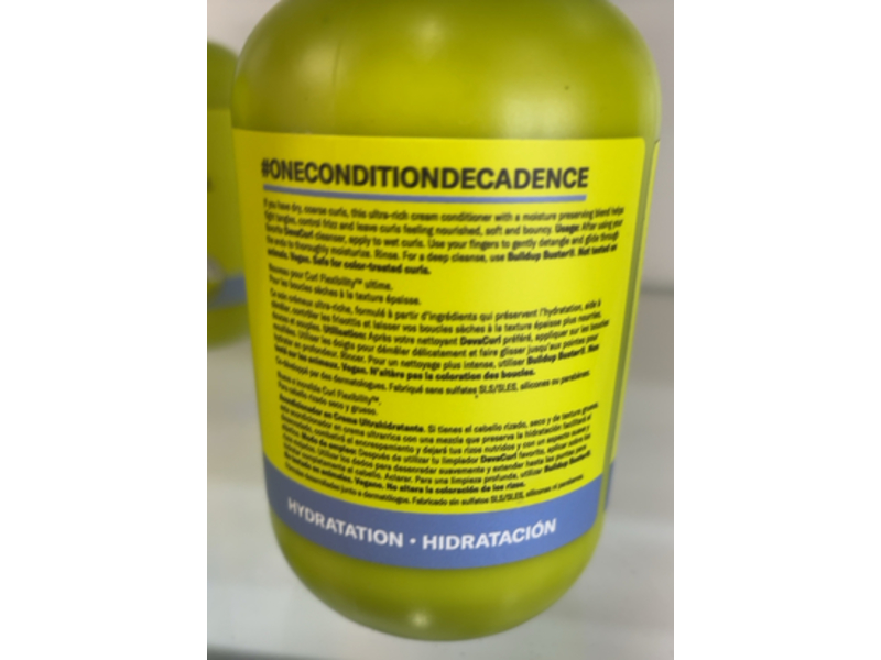 DevaCurl One Condition Decadence Ultra-Rich Cream Conditioner, 12 fl oz/355 mL