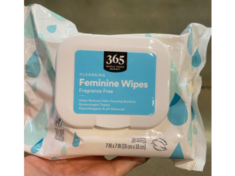 365 By Whole Foods Market Feminine Cleansing Wipes , 30 Count