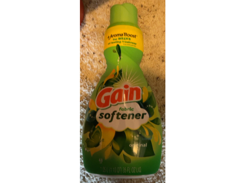 Gain Ultra Fabric Softener, Original, 48 Loads, 35 fl oz 1.05 L