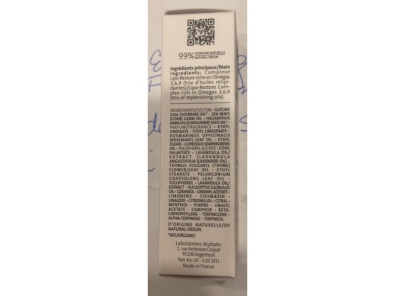 Yonka Paris Intensive Omega Serum, 0.17 fl oz/5 mL