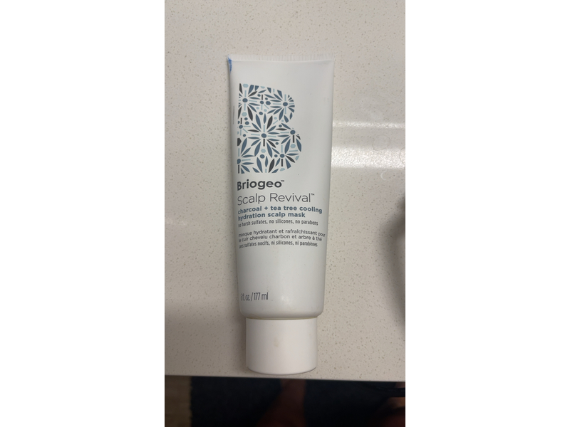 Briogeo Scalp Revival Charcoal + Tea Tree Cooling Hydration Scalp Mask, 6 fl oz/177 mL