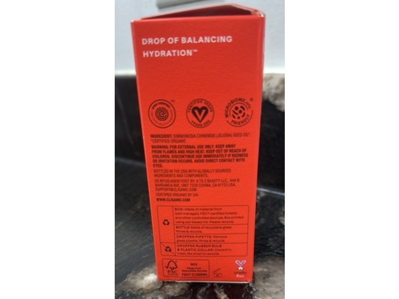 Cliganic Organic Jojoba Oil, 4 fl oz/120 mL