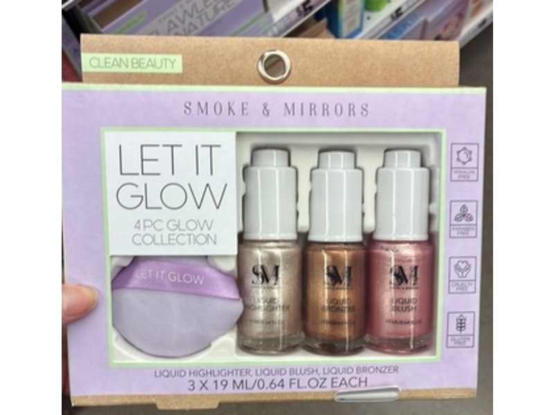 Smoke & Mirrors Let It Glow Set, 0.64 fl oz/19 mL