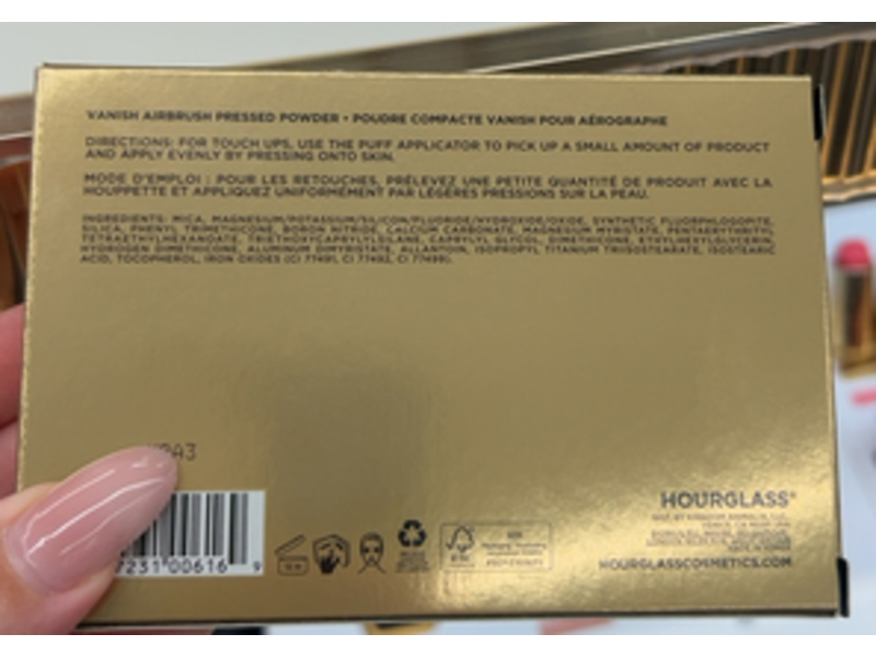 Hourglass Vanish Airbrush Pressed Powder, Translucent Medium