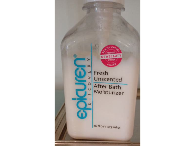 Epicuren Discovery Bath Body Moisturizer, Fresh Unscented, 16 fl oz/473 mL