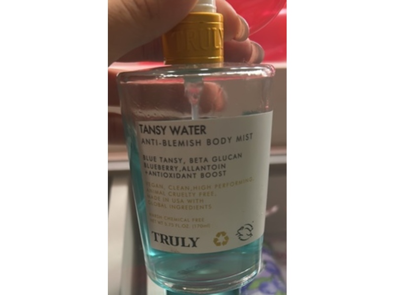 Truly Tansy Water Anti-Blemish Body Mist, 5.75 fl oz/10 mL