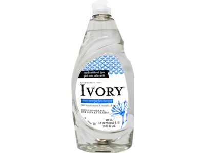 Ivory Liquid Dish Soap, Classic Scent, 24 fl oz/709 mL
