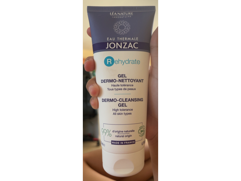 Eau Thermale Jonzac Rehydrate Dermo-Cleansing Gel, 6.76 fl oz/200 mL