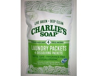 Charlie's Soap Laundry Packets, Fragrance Free, 4 Loads, 3.36 oz, 4 Count, Pack Of 2 - thumbnail 2
