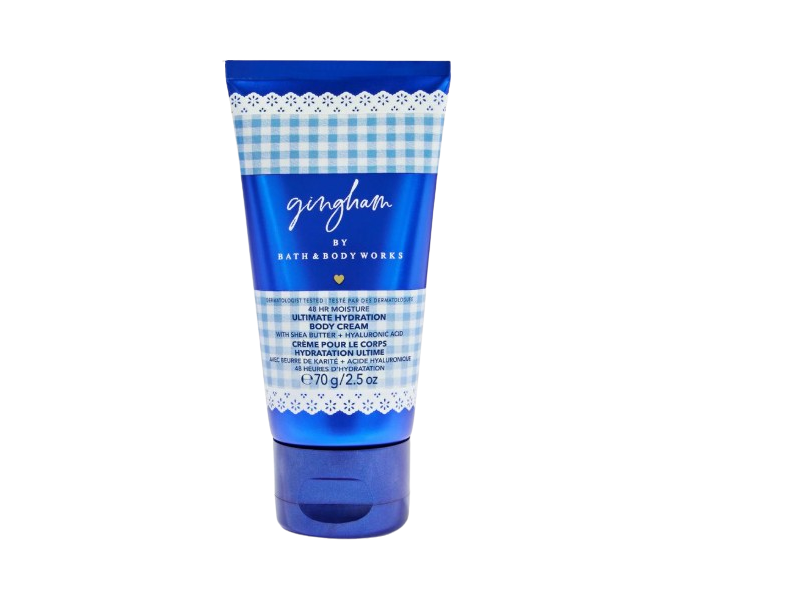 Bath & Body Works Body Cream, Gingham, 2.5 oz/70 g