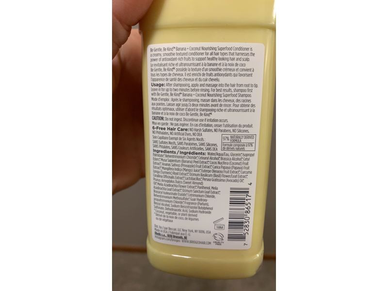 Briogeo Be Gentle, Be Kind Banana + Coconut Nourishing Superfood Conditioner, 12.5oz