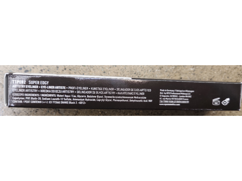 NYX Professional Makeup That's The Point Eyeliner, 02 Super Edgy, 0.08 fl oz/2.5 mL