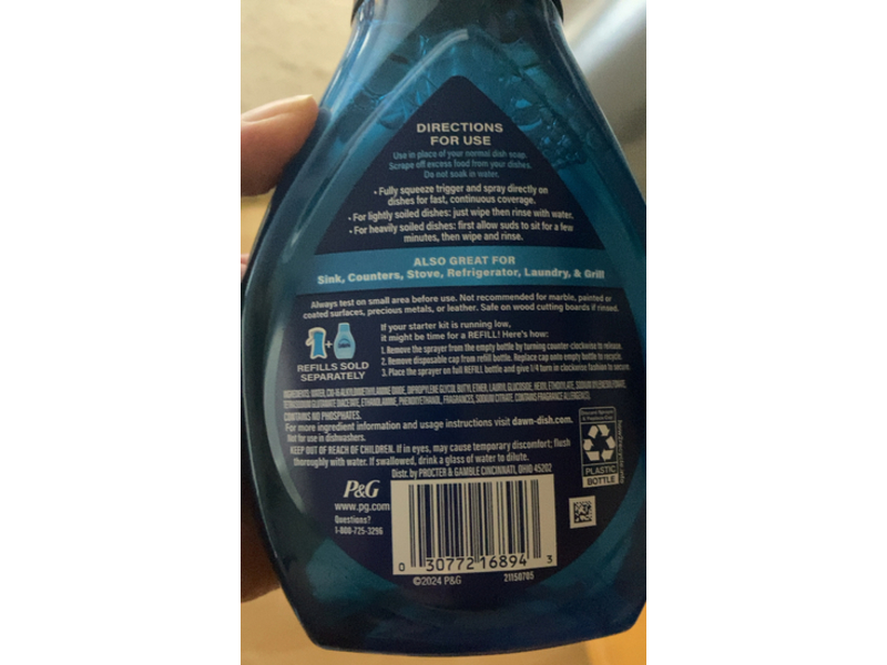 Dawn Heavy Duty Powerwash Dish Spray, 16 fl oz/473 mL