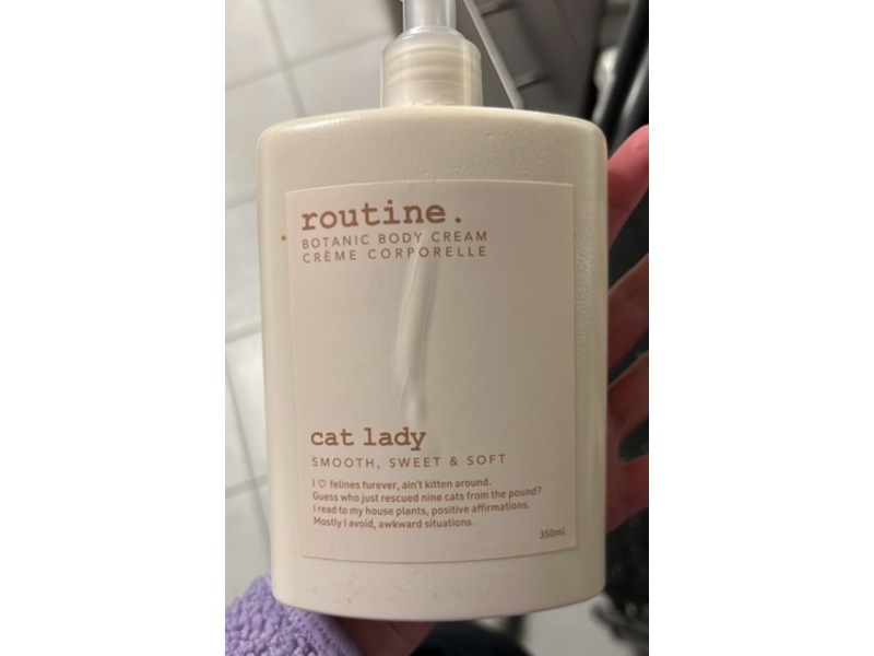 Routine Cat Lady Natural Body Cream, 350 mL