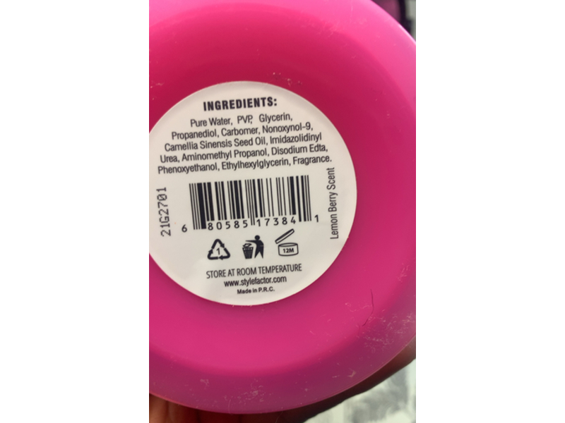 Edge Booster Strong Hold Styling Gel, Lemon Berry, 16.9 oz