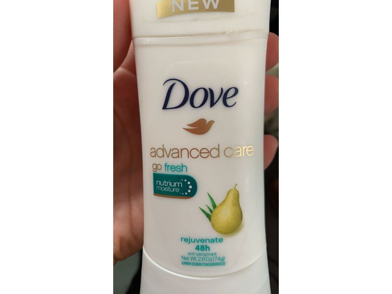 Dove Advanced Care Go Fresh Anti‑Perspirant Stick, Rejuvenate, 2.6 oz