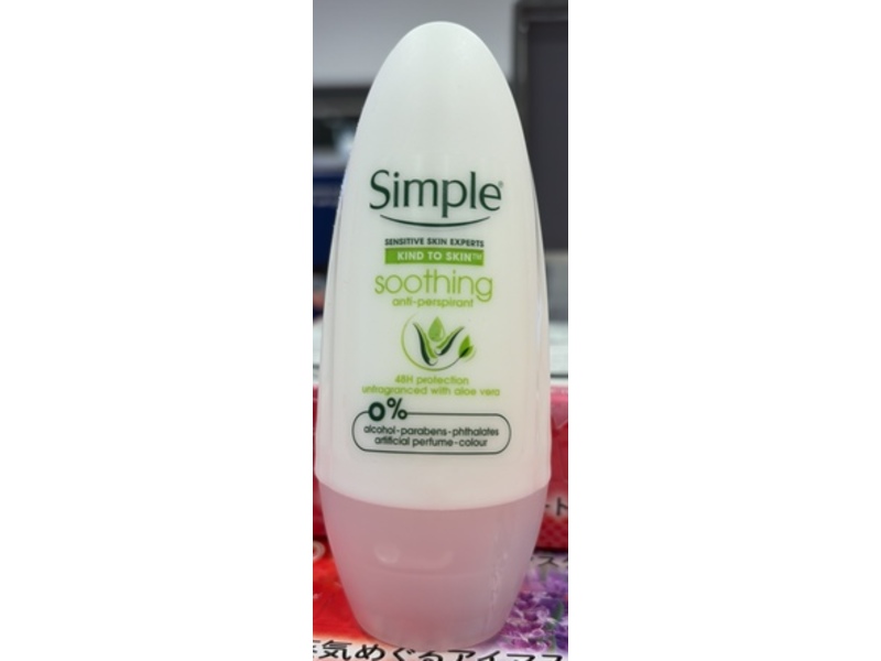 Simple Soothing Anti-Perspirant, 45 mL