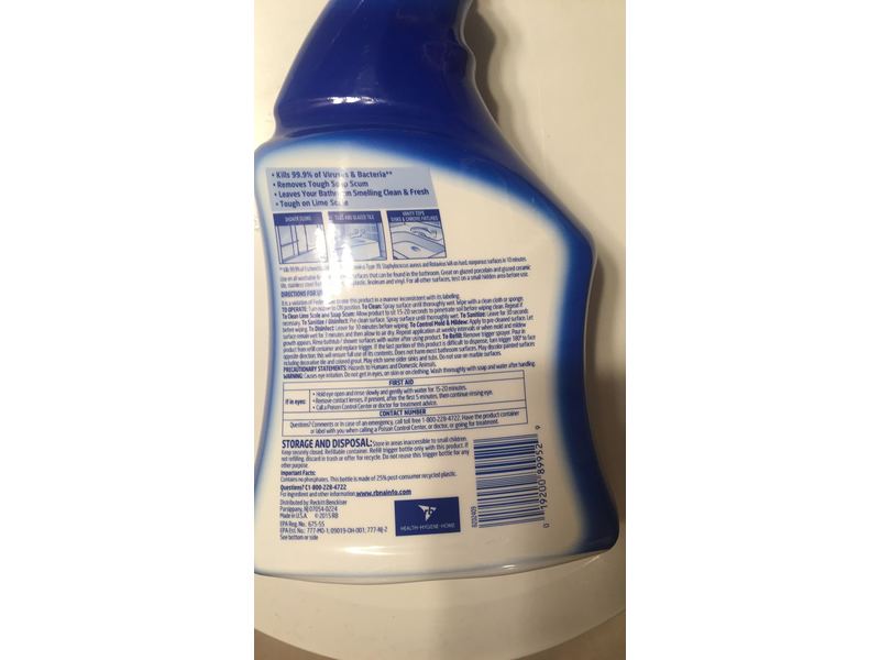 Lysol Power Bathroom Cleaner Spray, 28 fl oz/828 mL