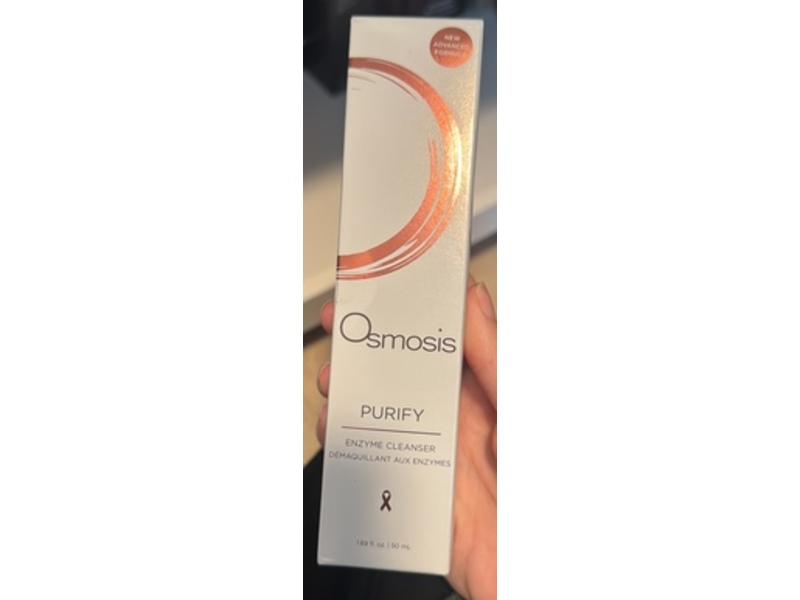 Osmosis Purify Enzyme Gentle Exfoliating Facial Cleanser Face Wash, 1.69 fl oz/50 mL