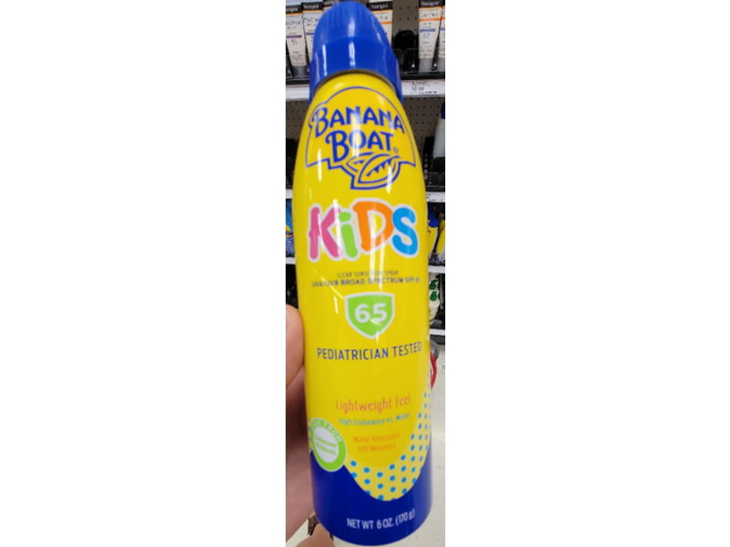 Banana Boat Kids Sunscreen, SPF 65, 6 oz/170 g