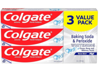 Colgate Baking Soda and Peroxide Whitening Toothpaste, Brisk Mint, 120 mL, Pack Of 3 - Image 2