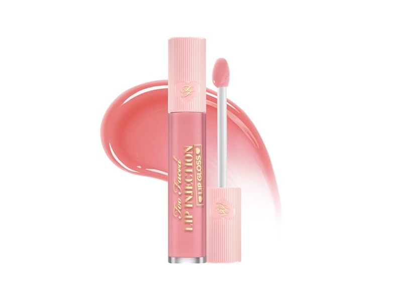Too Faced Lip Injection Lip Gloss Cooling Instant Lip Plumper, Wifey For Lifey, 0.22 fl oz/6.5 mL