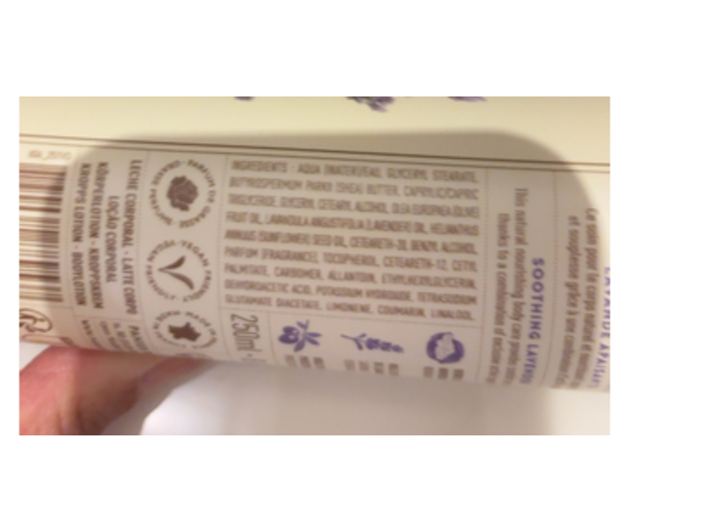 Panier De Sens Body Lotion, Lavender Essential Oil, 8.4 fl oz/250 mL