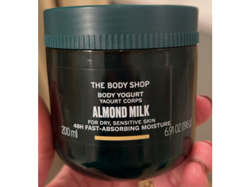 The Body Shop Body Yogurt, Almond Milk, 6.91 oz/196 g