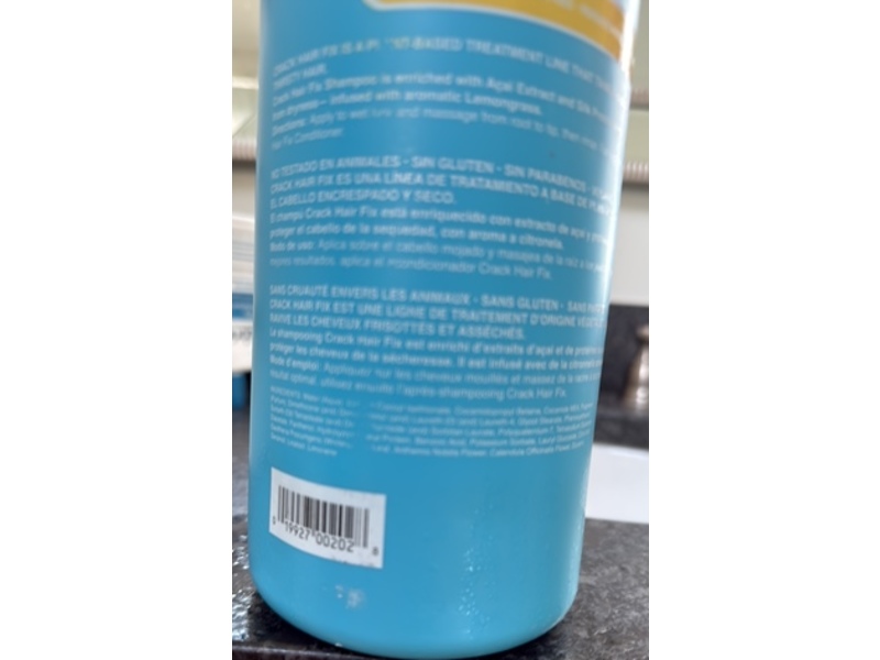 Crack Hair Fix Shampoo, 33.8 fl oz /1000 mL