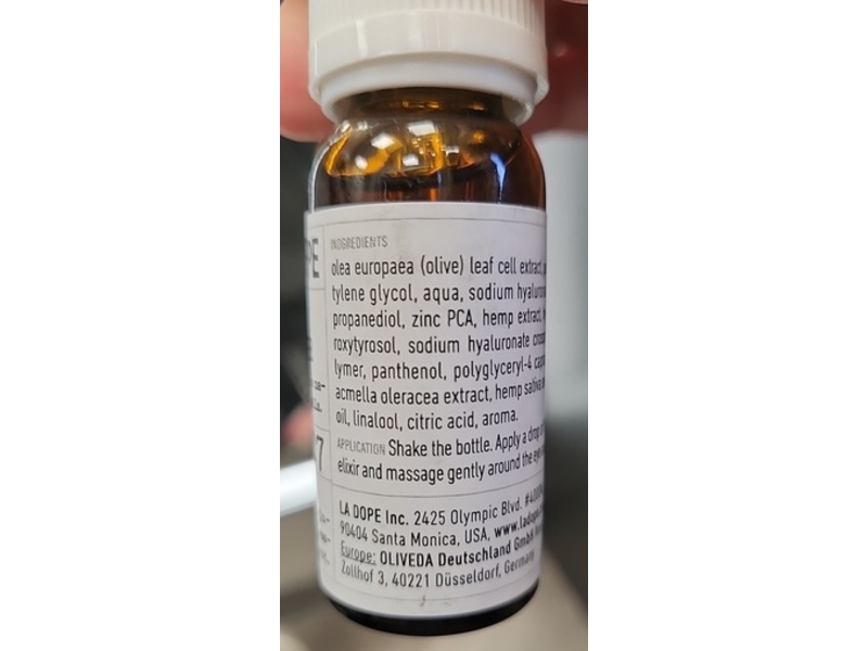 La Dope 007 Lifting Up Eye Elixir, 0.45 fl oz/12 mL