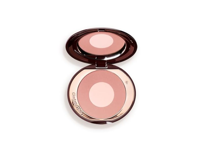 Charlotte Tilbury Cheek To Chic Blush, Pillow Talk-Nude Pink, 0.28 oz/8 g