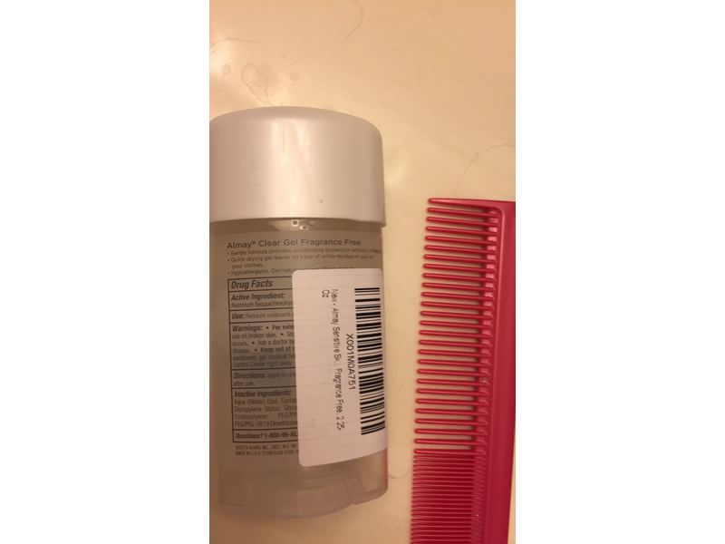 Almay Sensitive Skin Clear Gel Anti-Perspirant & Deodorant, 2.25 oz