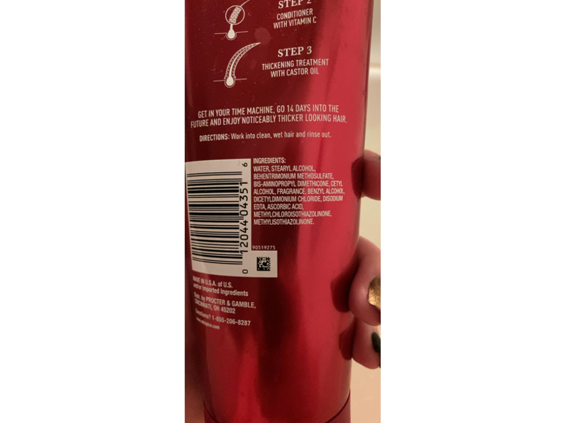 Old Spice Hair Thickening Conditioner, Vitamin C, 10.9 fl oz/325 mL