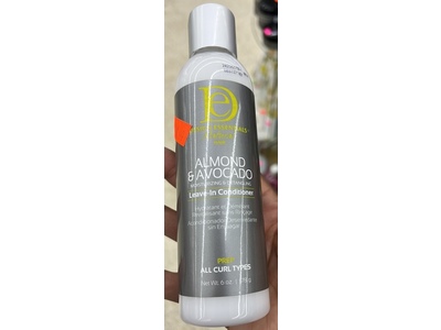 Design Essentials Natural Hair Leave In Conditioner, Almond & Avocado, 6 oz/178 g